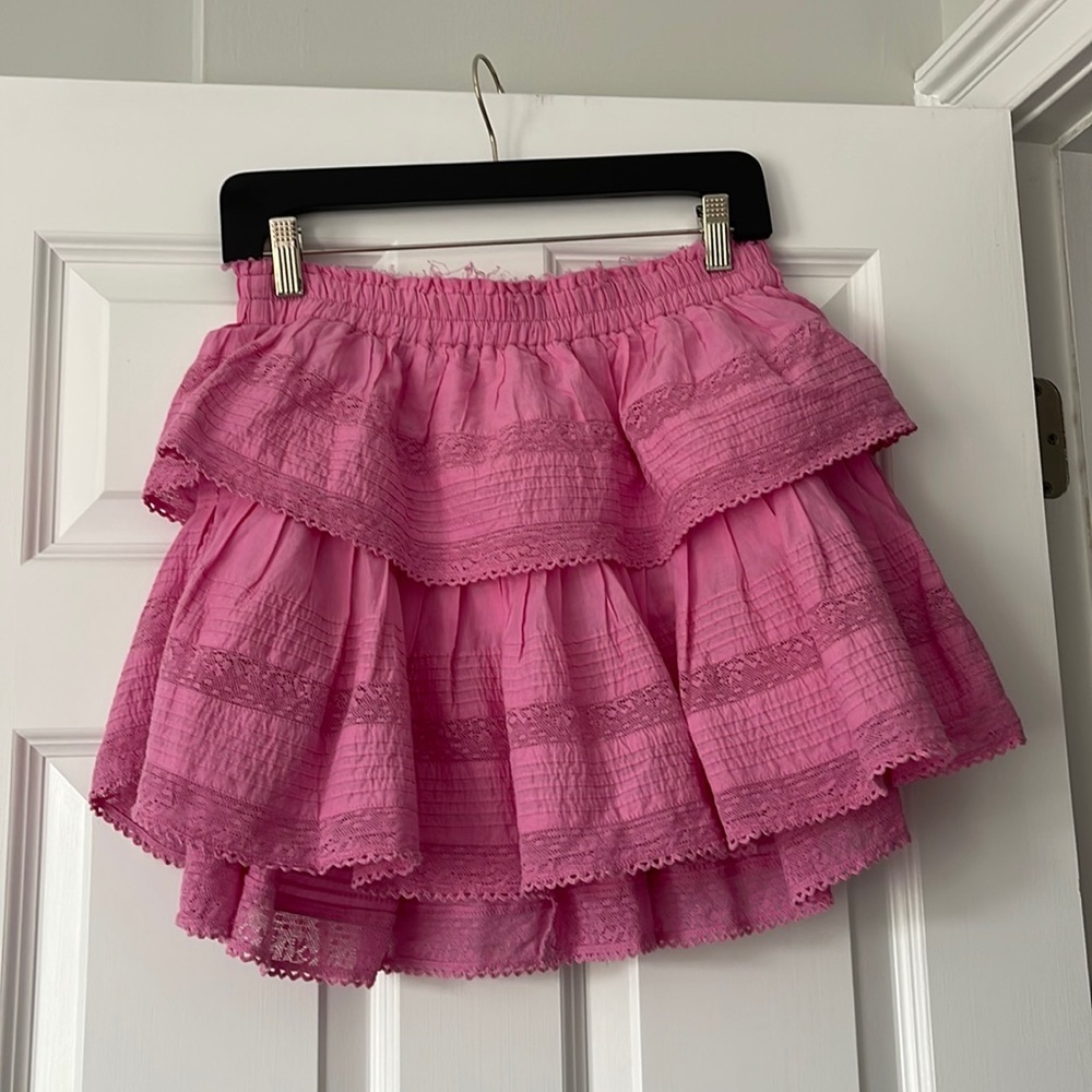 Loveshackfancy‎ ruffle mini skirt